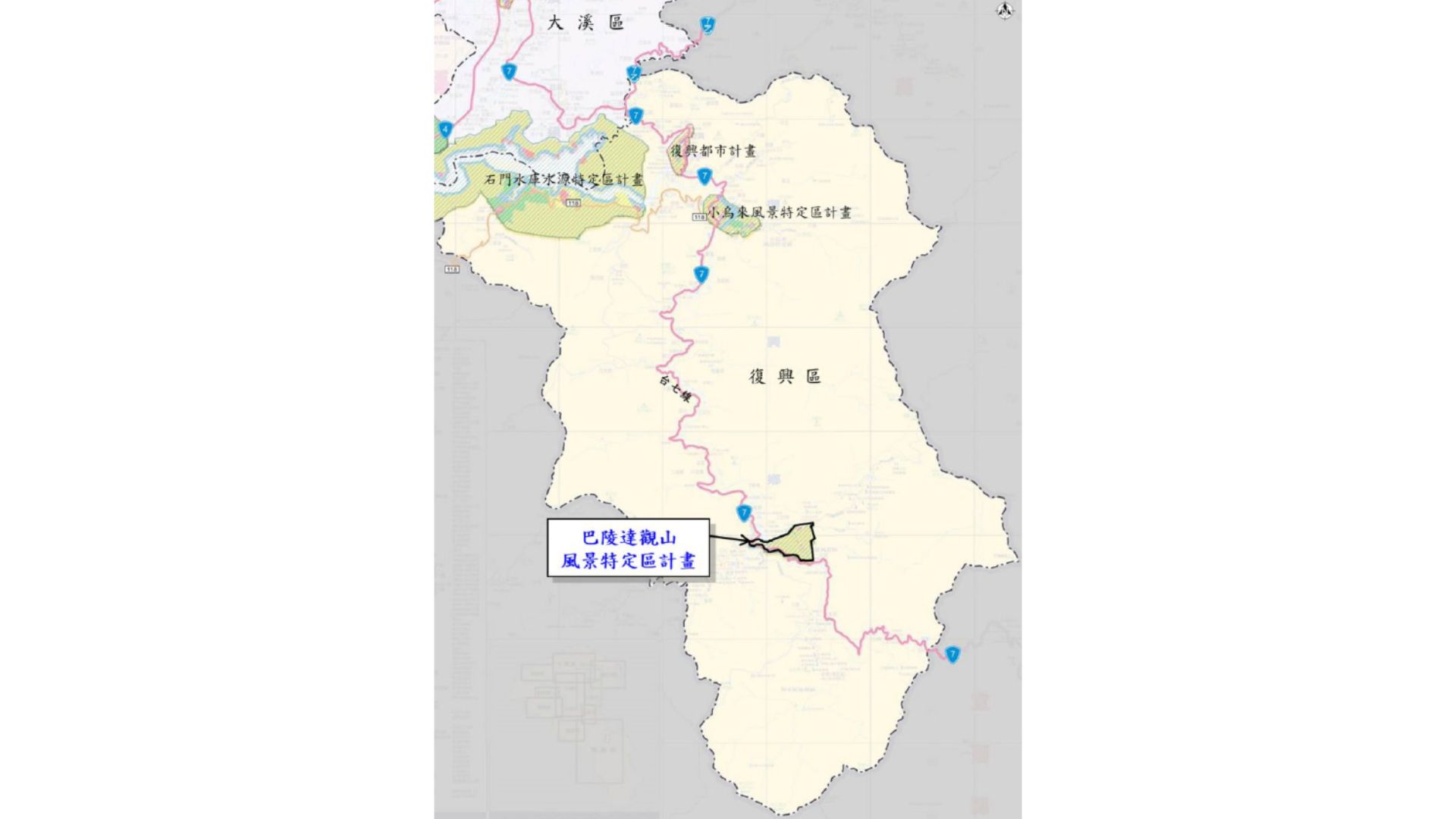 計畫區地理位置示意圖