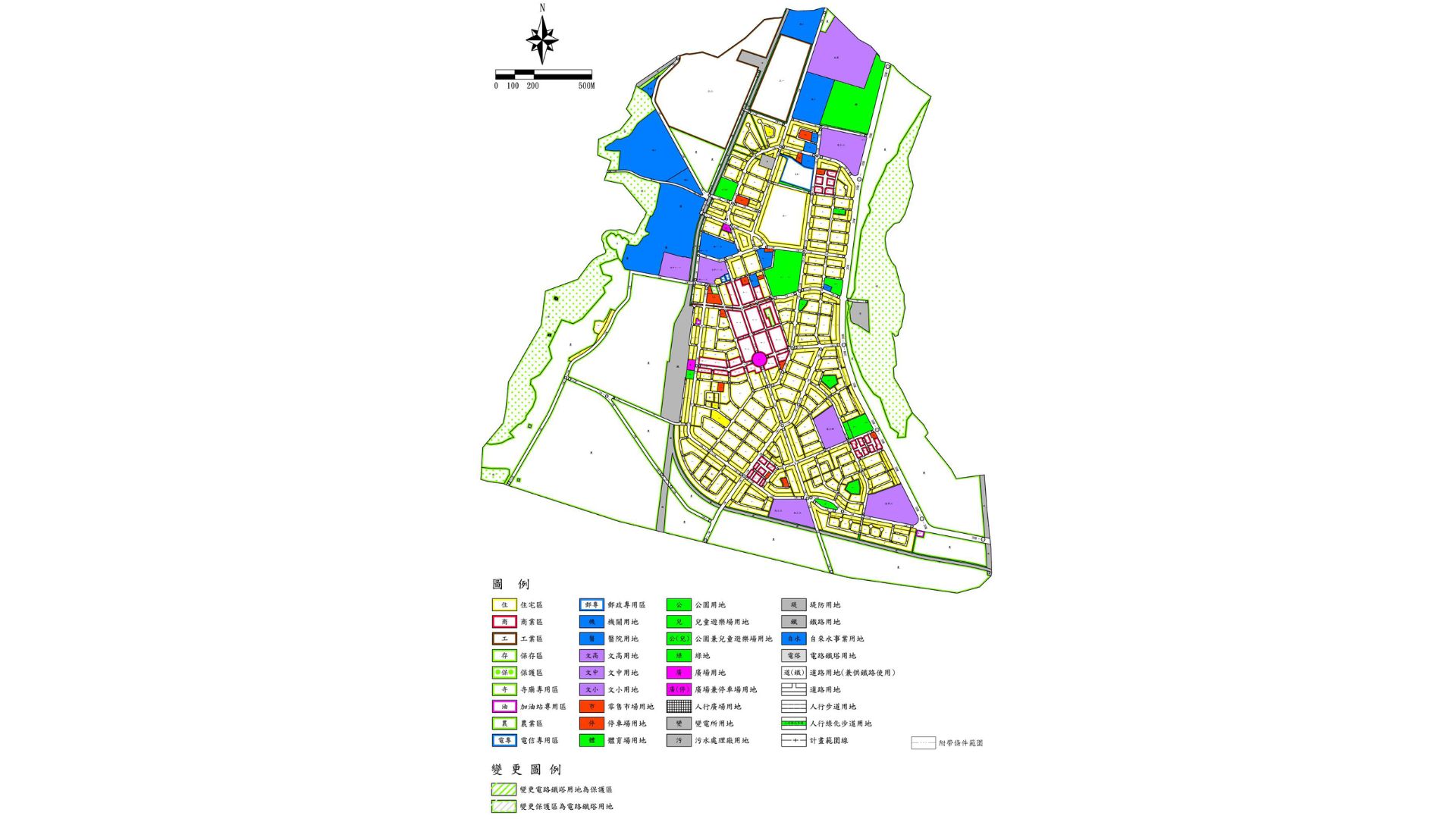 重新展繪後玉里都市計畫