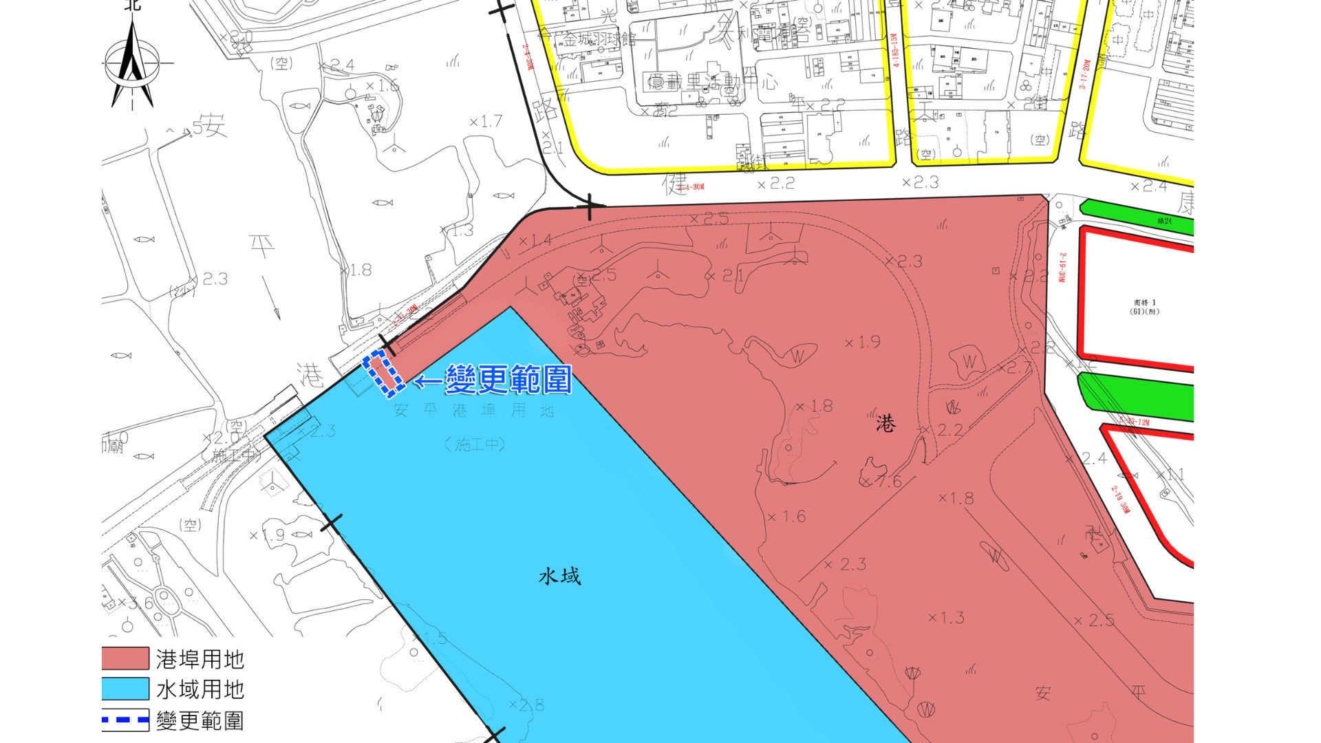 變更範圍示意圖