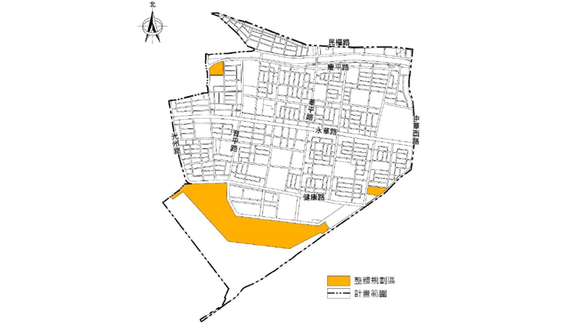 整體規劃區示意圖