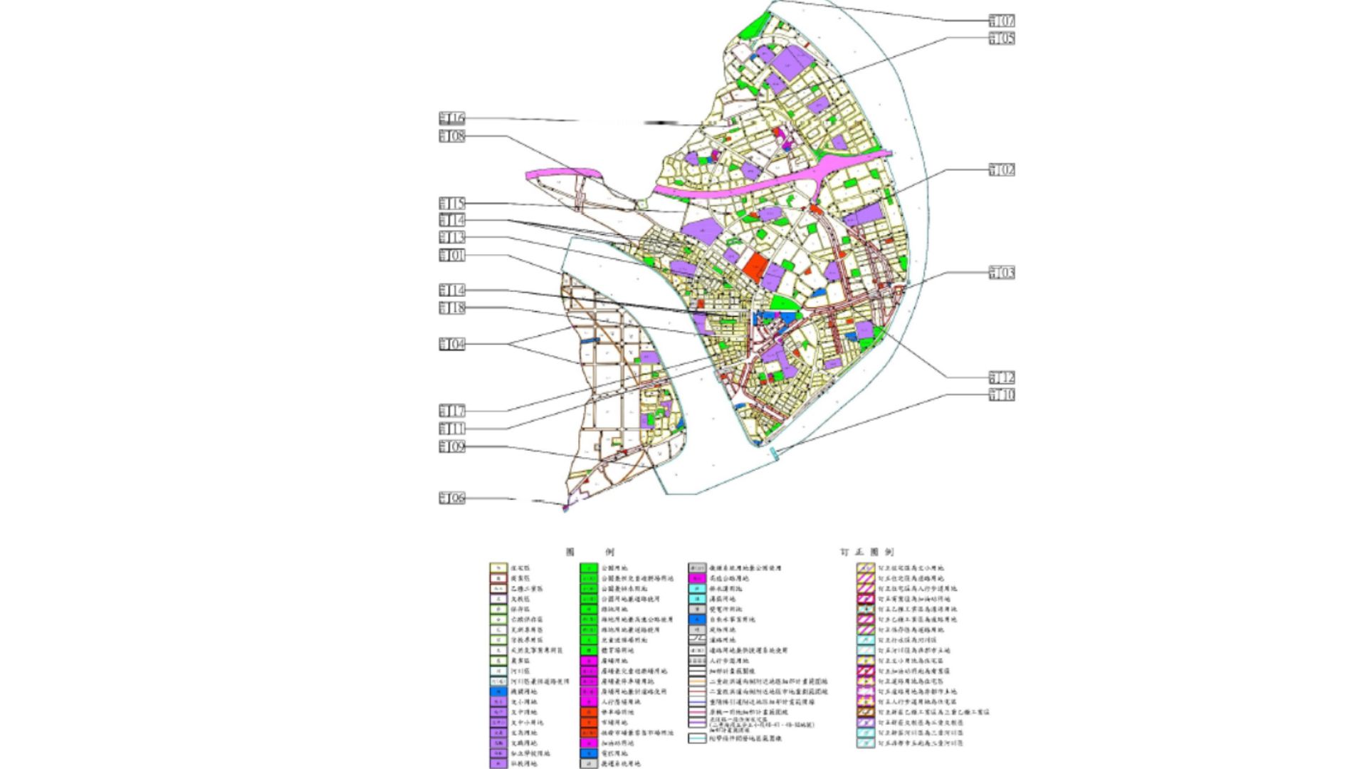 訂正三重都市計畫細部計畫