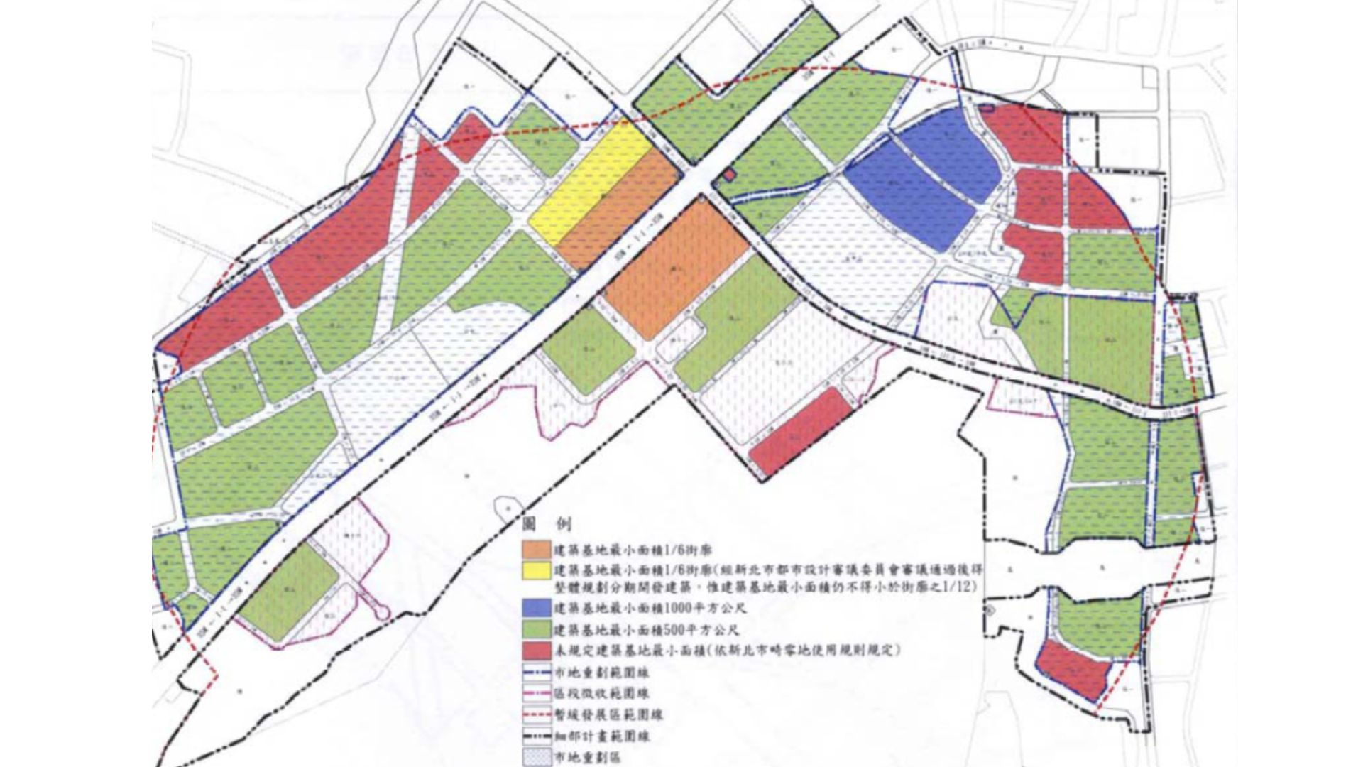 住宅區及商業區最小開發規模