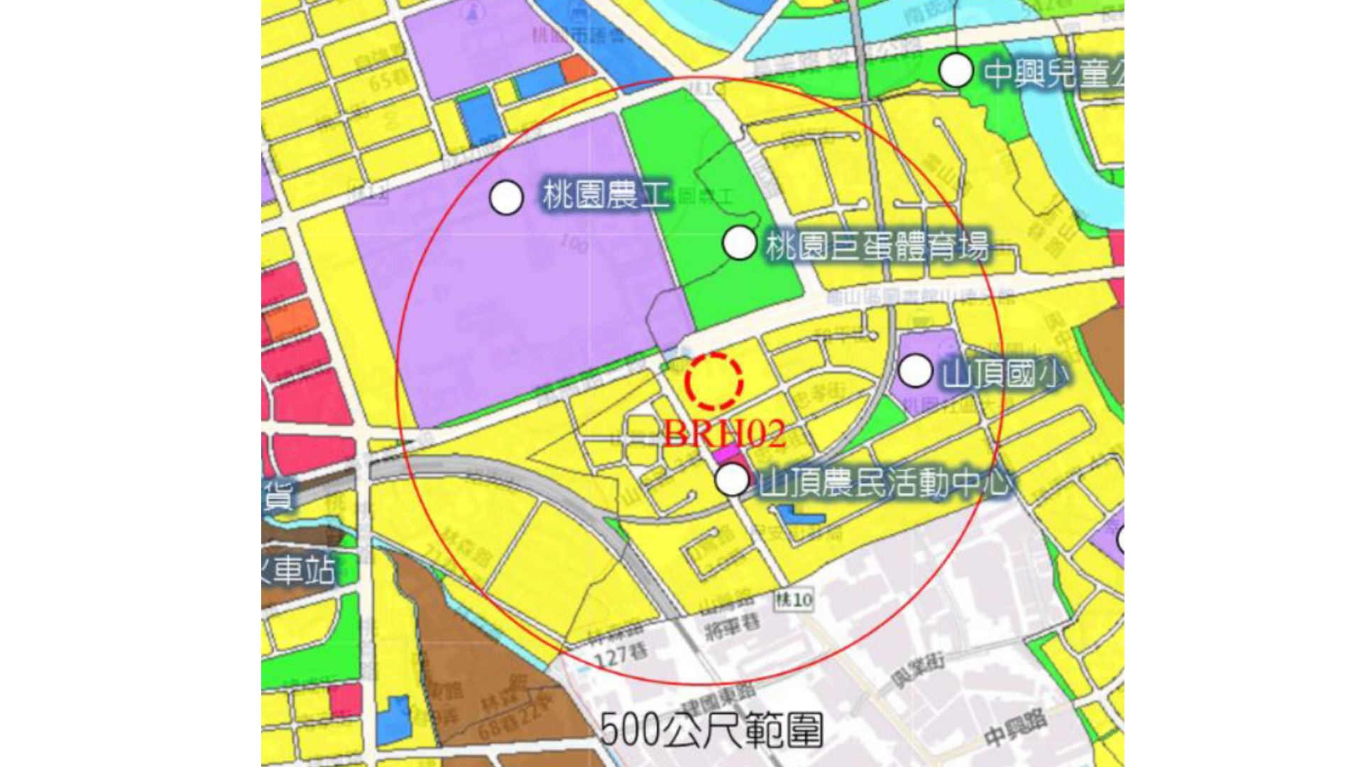 BRH02半徑500公尺範圍