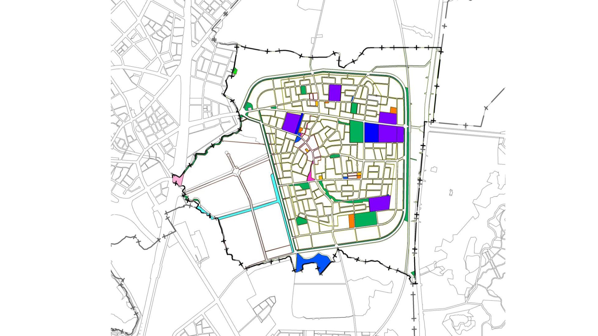 現行都市計畫位置