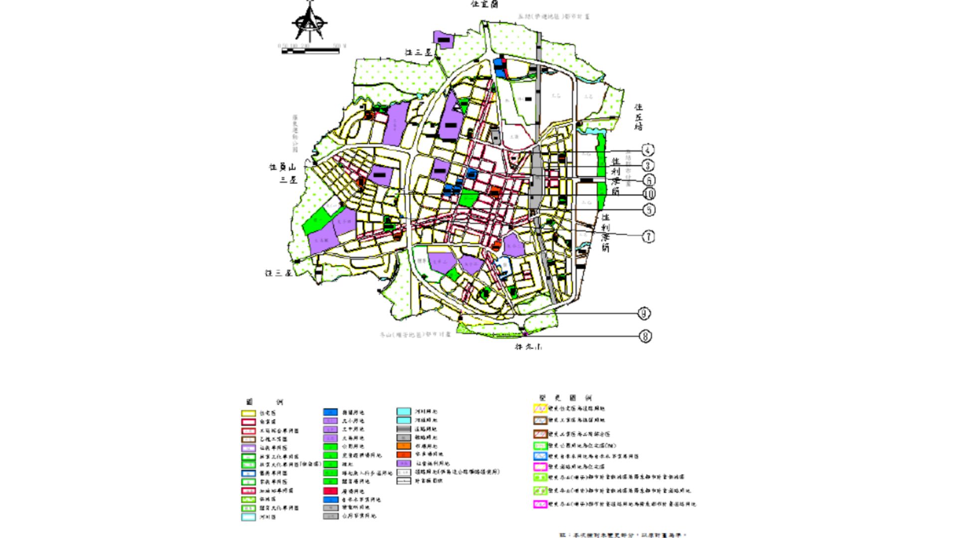 變更羅東都市計畫(第四次通盤檢討)變更位置