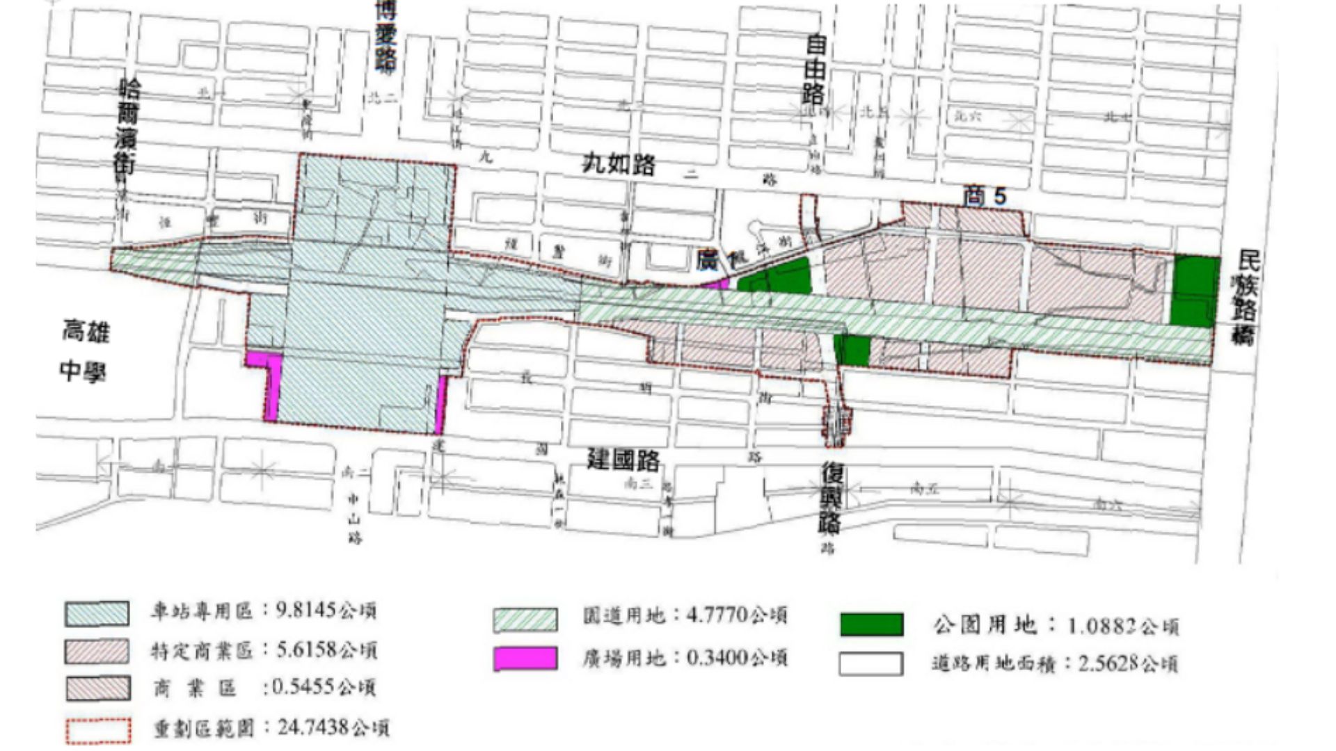 第71 期市地重劃範圍