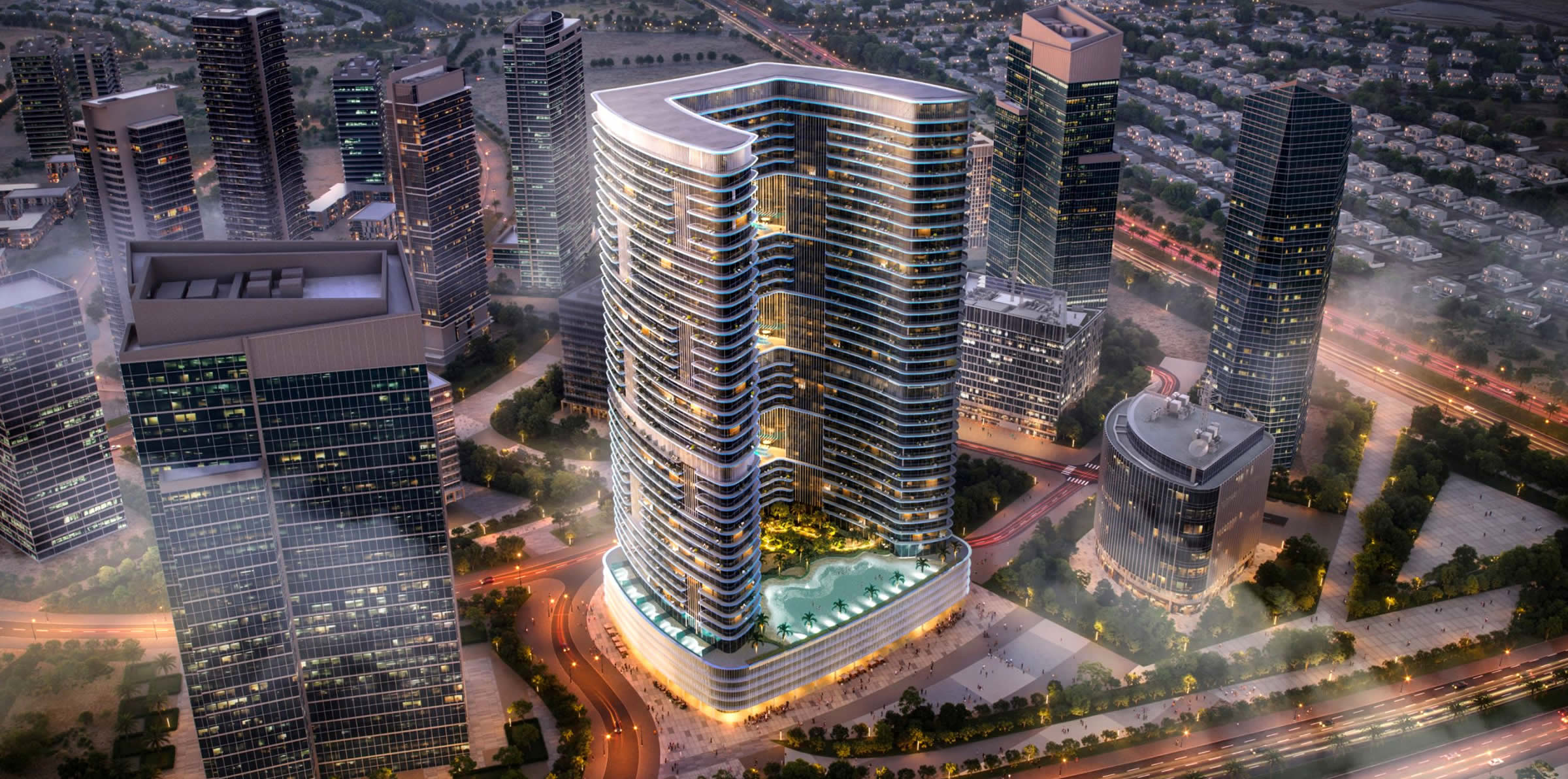 MyGo國際地產 - 阿聯酋 Binghatti Hillviews 賓哈迪山景公寓